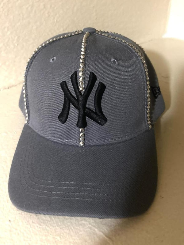 NYC Grey Custom Cap #4 Size Fits All